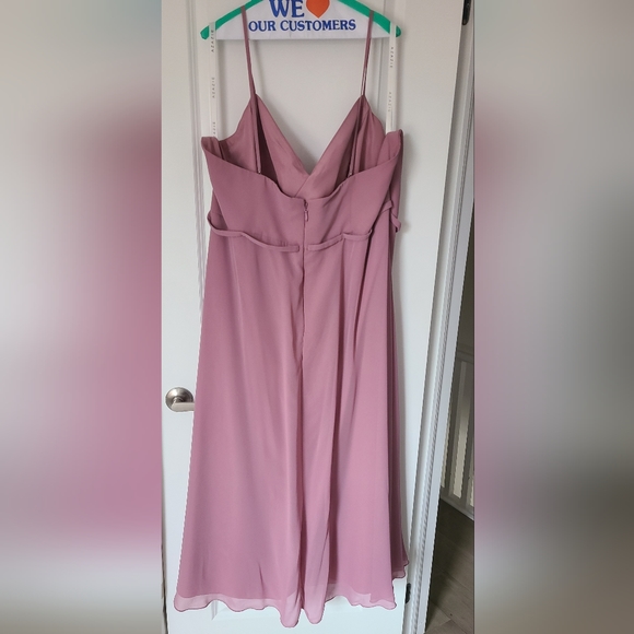 Dusty rose floor length dress - Picture 2 of 3